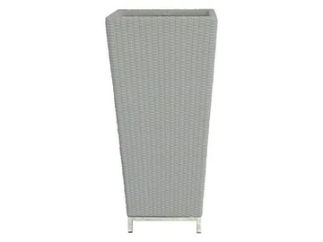 OBELISK - High square synthetic fibre planter by Il Giardino di Legno - view 2